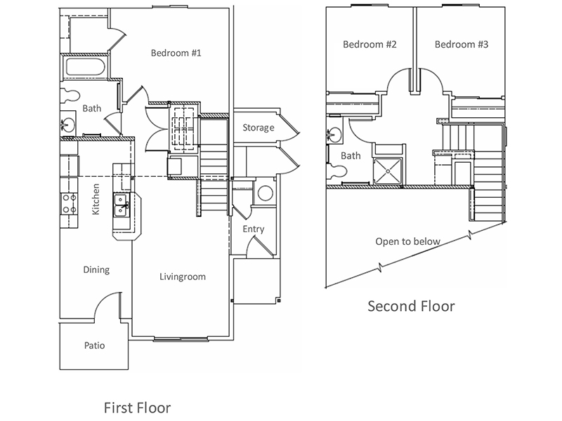 3 Bedroom 2 Bathroom B