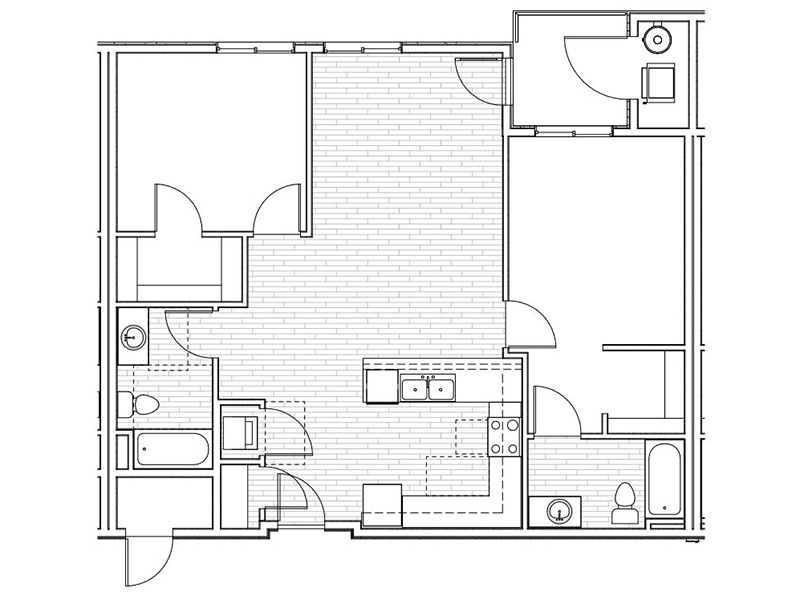 2 Bedroom 2 Bath C2