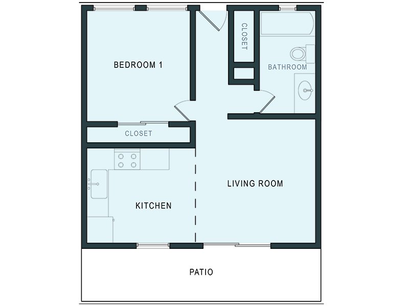 1 BEDROOM