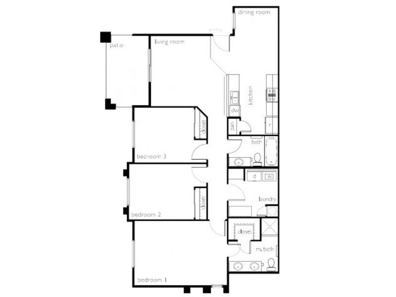 C3 floorplan at Town Center