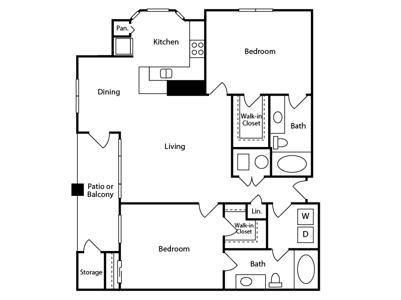 Monaco floorplan at Regatta