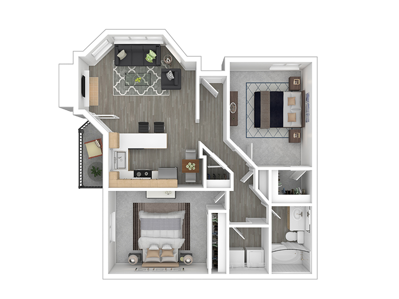 Cypress floorplan at Veri 1319