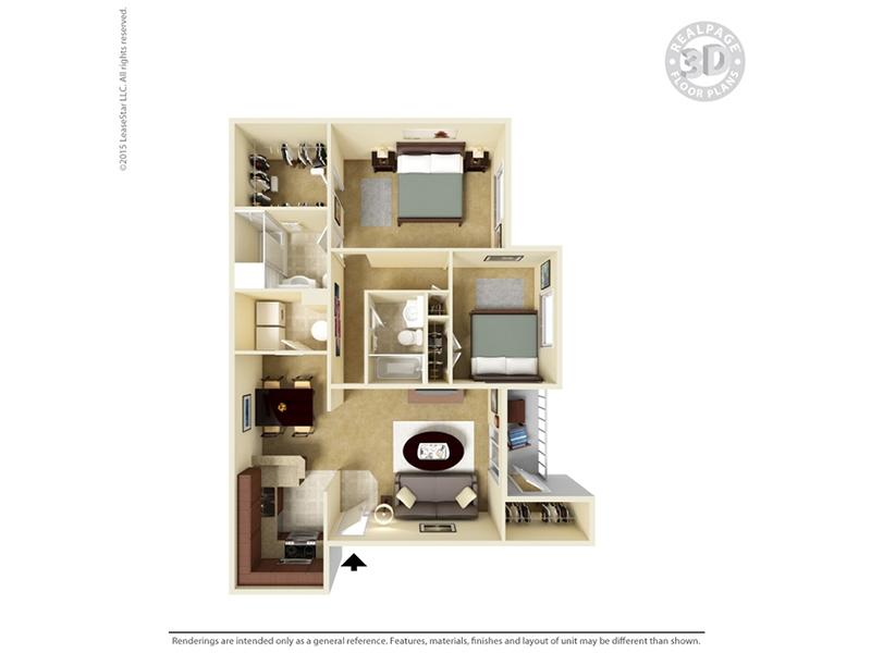 2 Bedroom 2 Bath