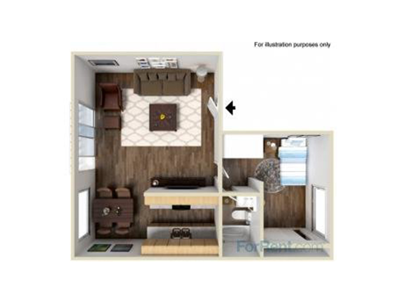 A1-630 floorplan at Park Village