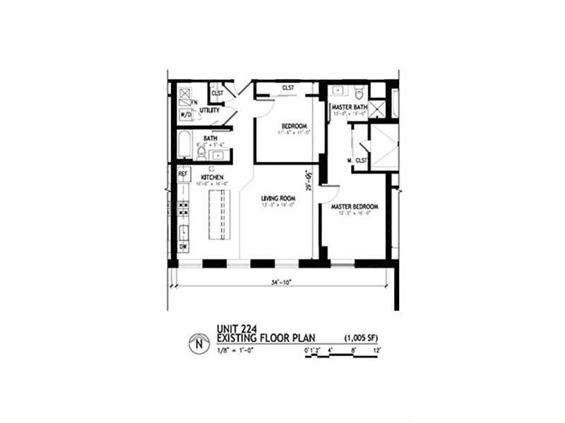 G-3 floorplan at 5th Avenue Station