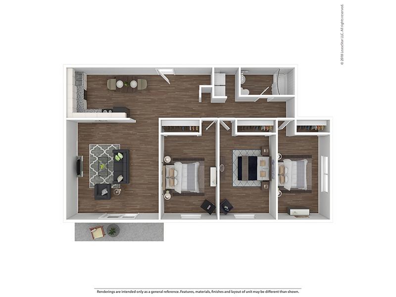 C1-1109 floorplan at Aspenwood