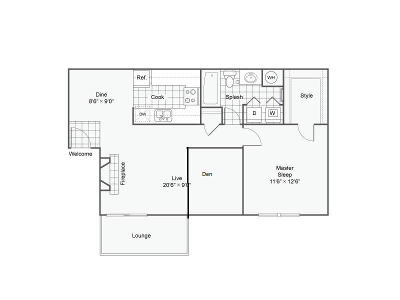 A3 floorplan at Ascend at Red Rocks