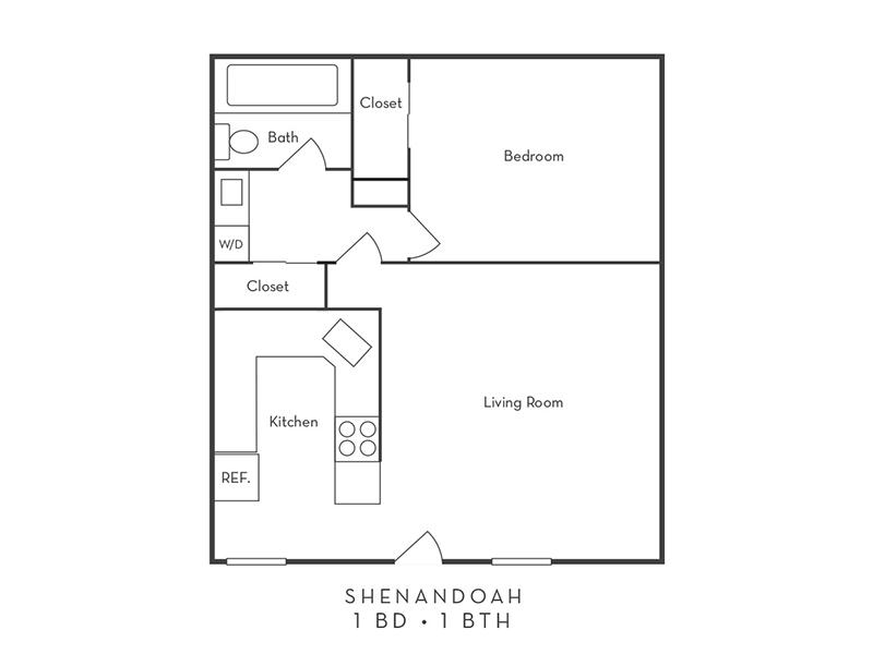 1 Bedroom 1 Bath