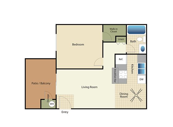 11A floorplan at Elan Felicita Creek