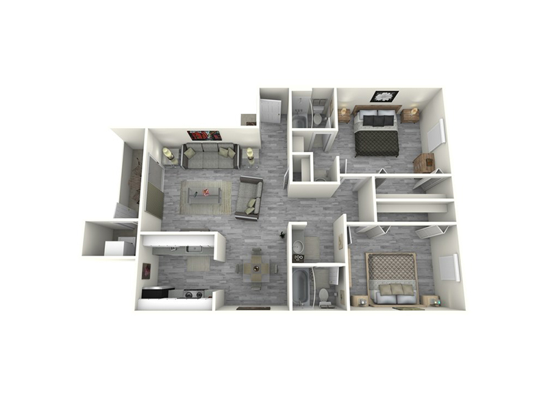 2x2_960_C floorplan at Fairways on Thunderbird