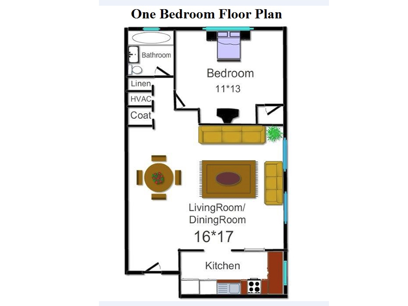 1 Bedroom