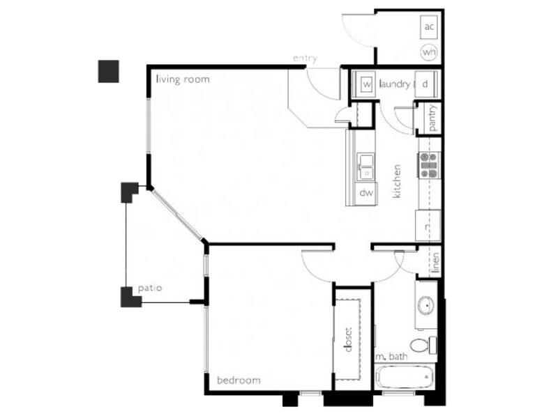 A1 floorplan at Town Center