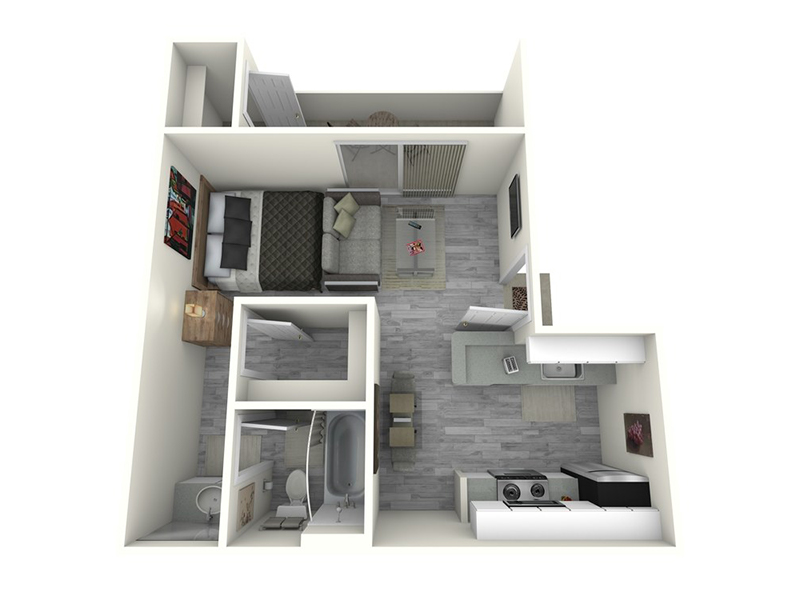 0x1_460_R floorplan at Fairways on Thunderbird