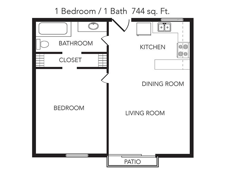 1 Bedroom 1 Bathroom