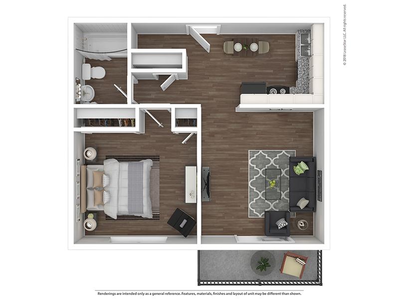 A1-675 floorplan at Aspenwood