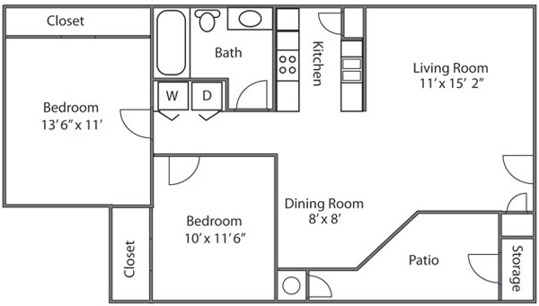 2 Bedroom 1 Bathroom in Murray, UT 