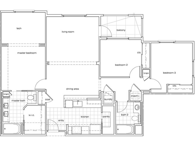 3Bedroom2BathroomB