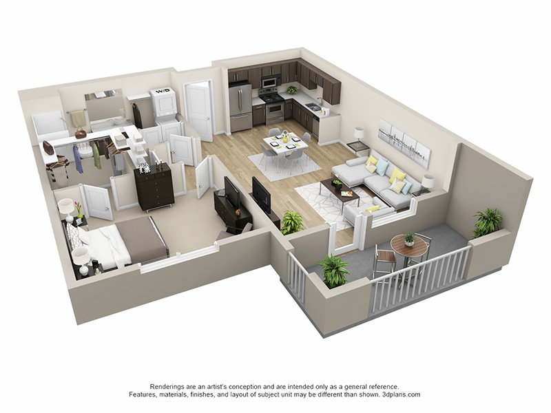 Rhythm floorplan at Tempo at Riverpark