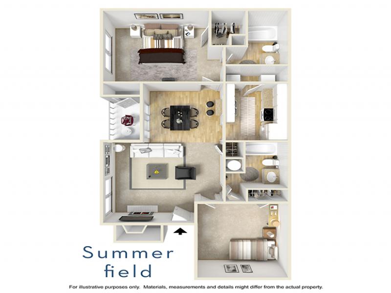 Summerfield floorplan at Cheyenne Crossing