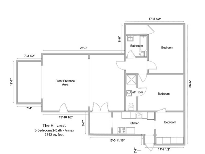 3 Bedroom 2 Bath Annex