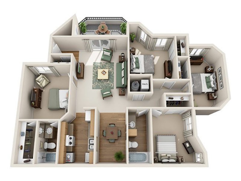 Noble floorplan at Seasons At Pebble Creek