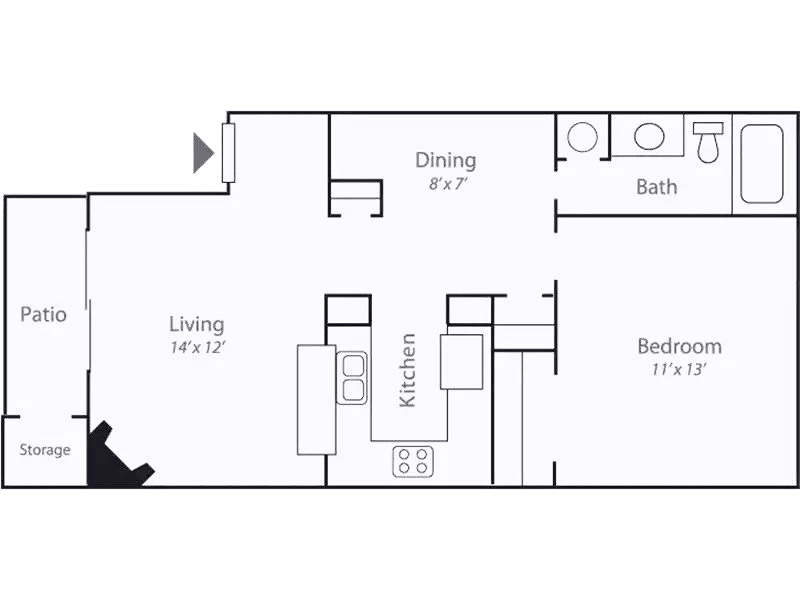 Desert Willow floorplan at Candlelight Square