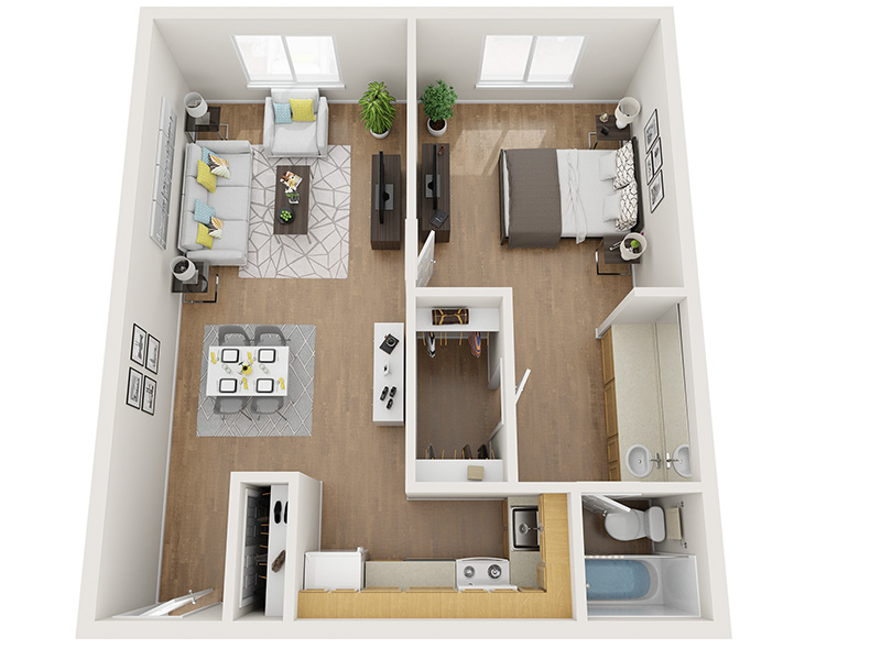 1x1 80% floorplan