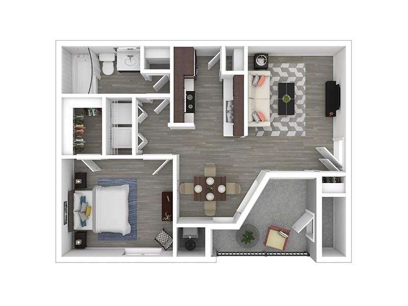 1x1-640-UPGRADED floorplan at Woodgate