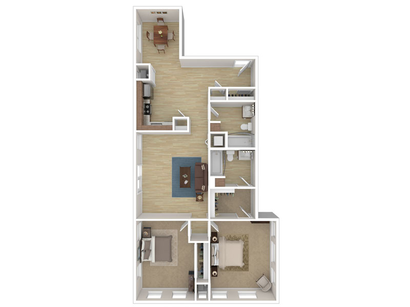 B2L floorplan at 1600 Hoyt