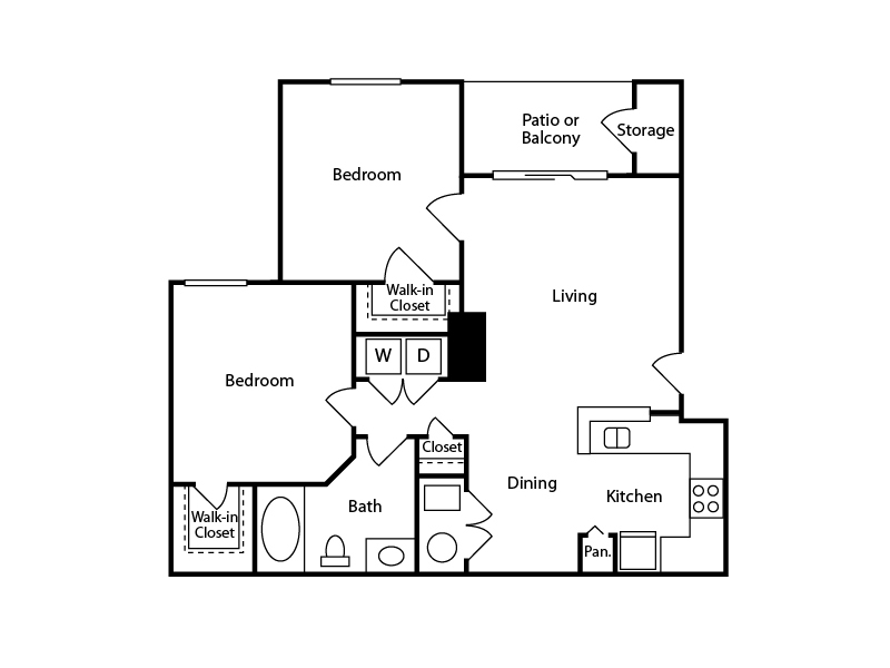 Cannes floorplan at Regatta