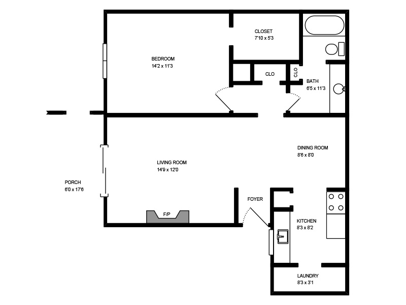 Willow floorplan