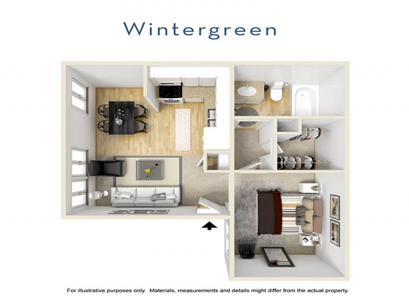 Wintergreen floorplan at Cheyenne Crossing