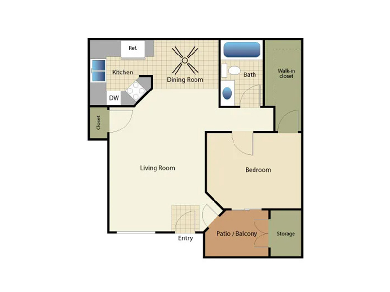 11A floorplan at Elan Riverwalk