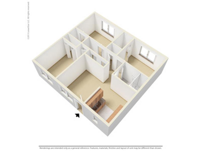 3X1 floorplan at Sienna Place