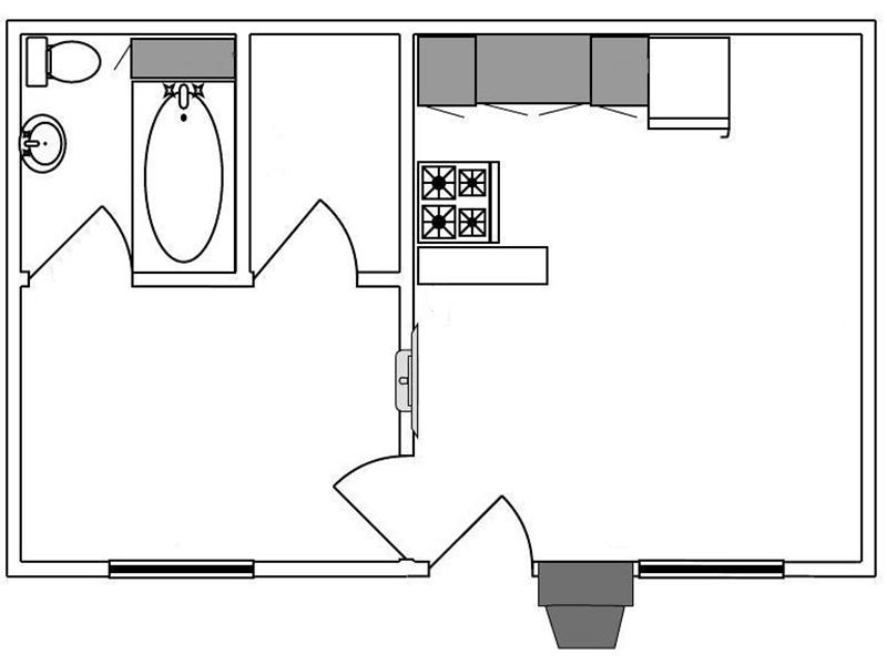 1 Bedroom 1 Bathroom