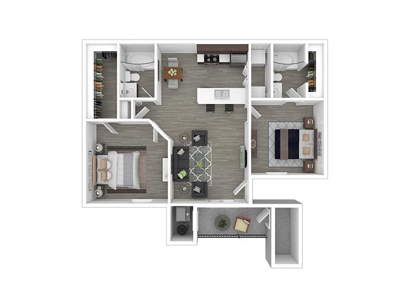 2X2-1130 floorplan at Turnberry