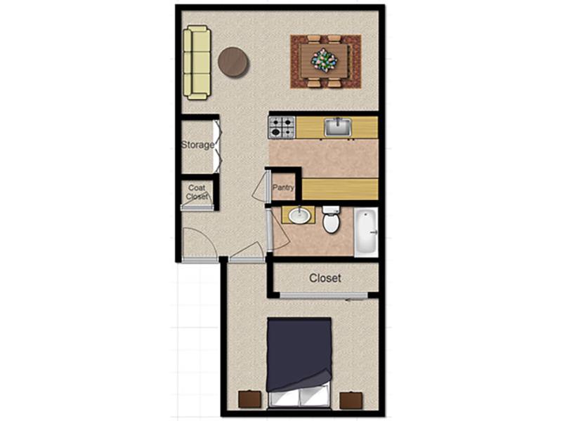 1 Bedroom 1 Bath