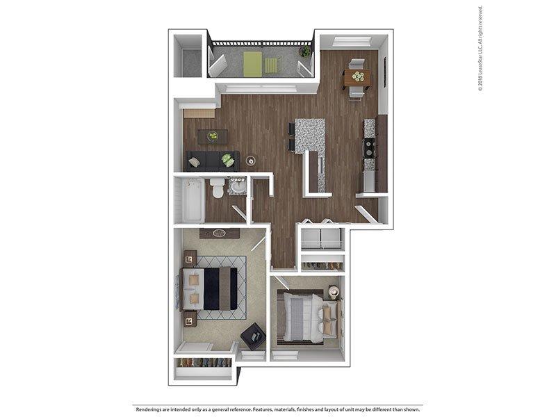 B1-871 floorplan at Stark Street Crossings