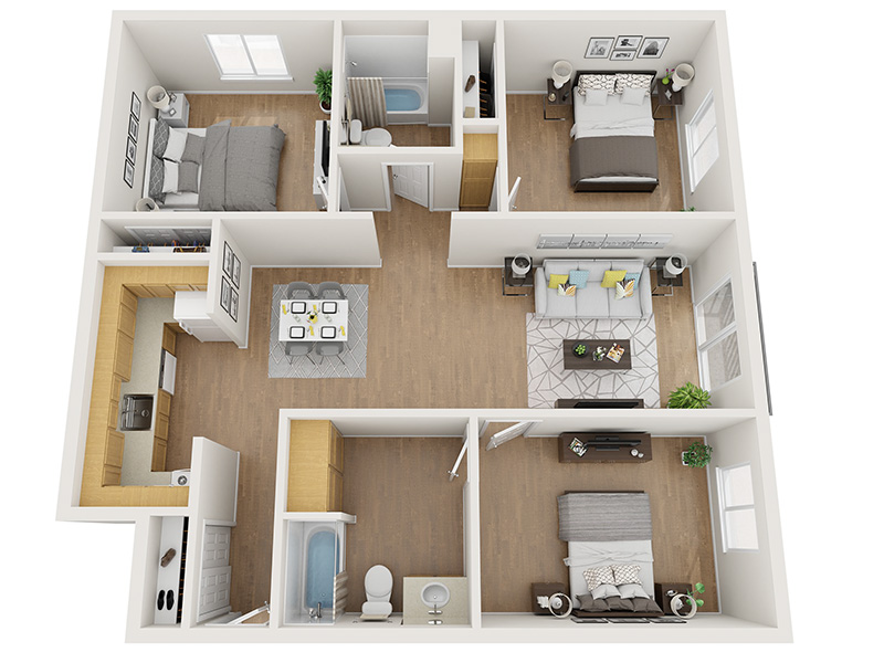 3x2 80% floorplan