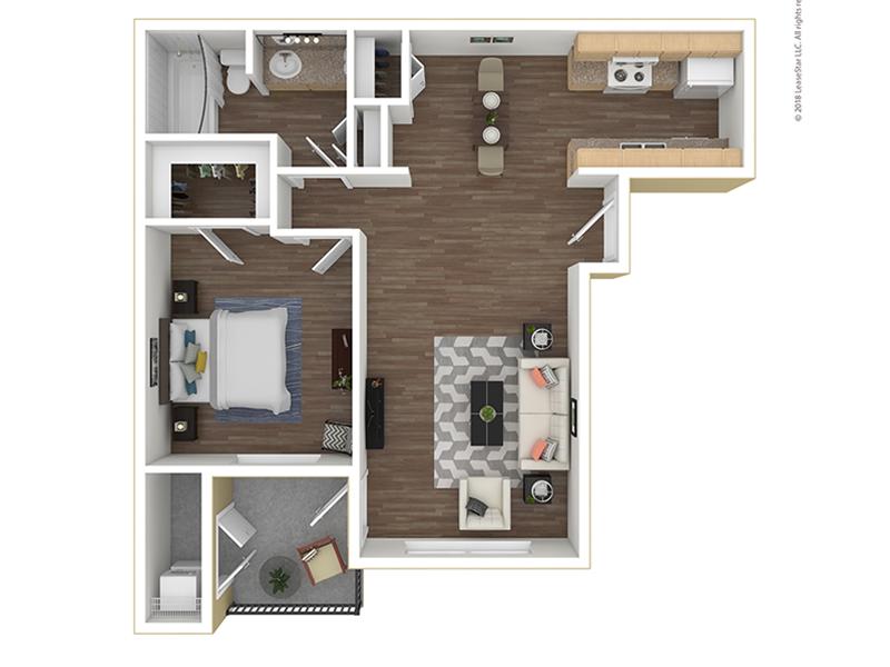 A1-740 floorplan at Ventana Palms