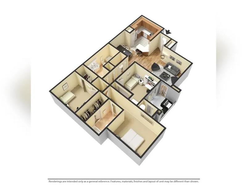 rsc1 floorplan at Rio Santa Fe