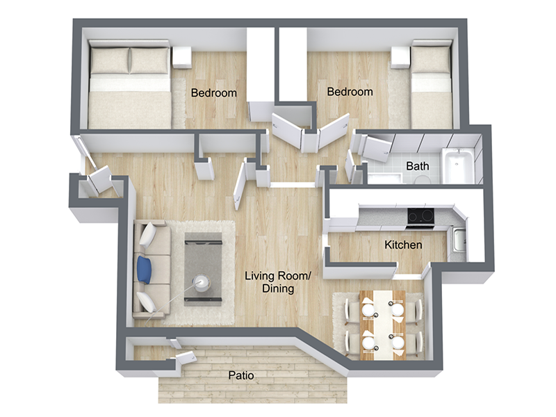 Aspen floorplan at McInnis Park