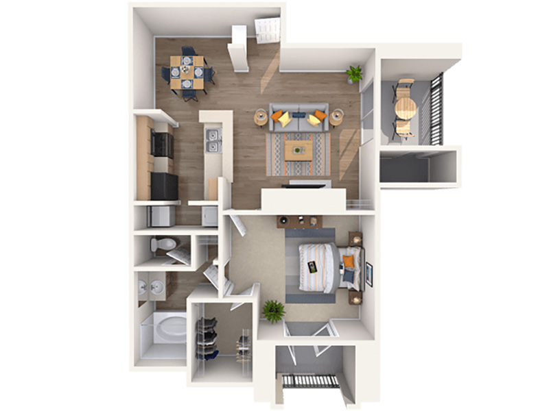 1x1 - Large floorplan at Portola West Vegas