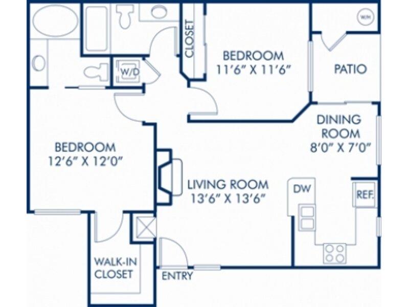 Baltic floorplan at The Avondale