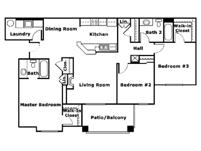 Oasis floorplan at Lindsay Palms