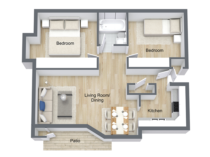 Fir floorplan at McInnis Park