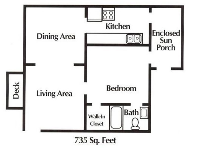 1 Bedroom 1 Bathroom