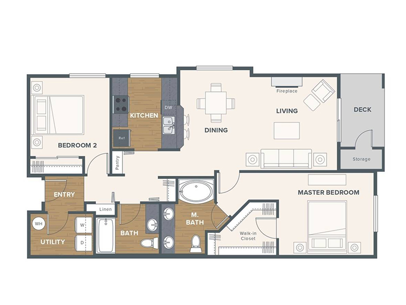 Douglas Fir floorplan at Progress Terrace