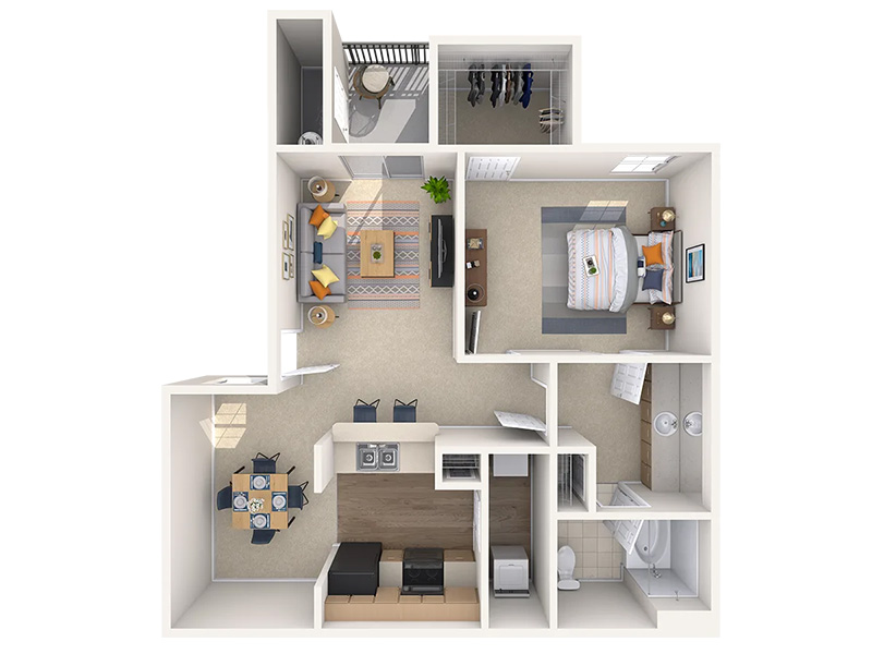 Hacienda floorplan at Portola on Russell