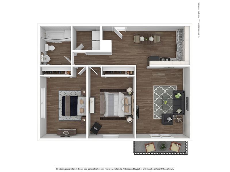 B1-918 floorplan at Aspenwood